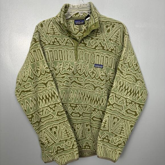 Vintage 1999 Patagonia Switchback Green Sagebrush Synchilla Medium Men’s Women’s